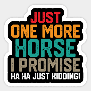 just one more horse i promise ha ha just kidding ! Sticker